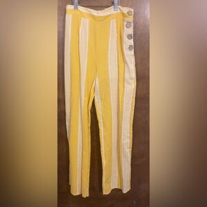 Cute yellow striped pants